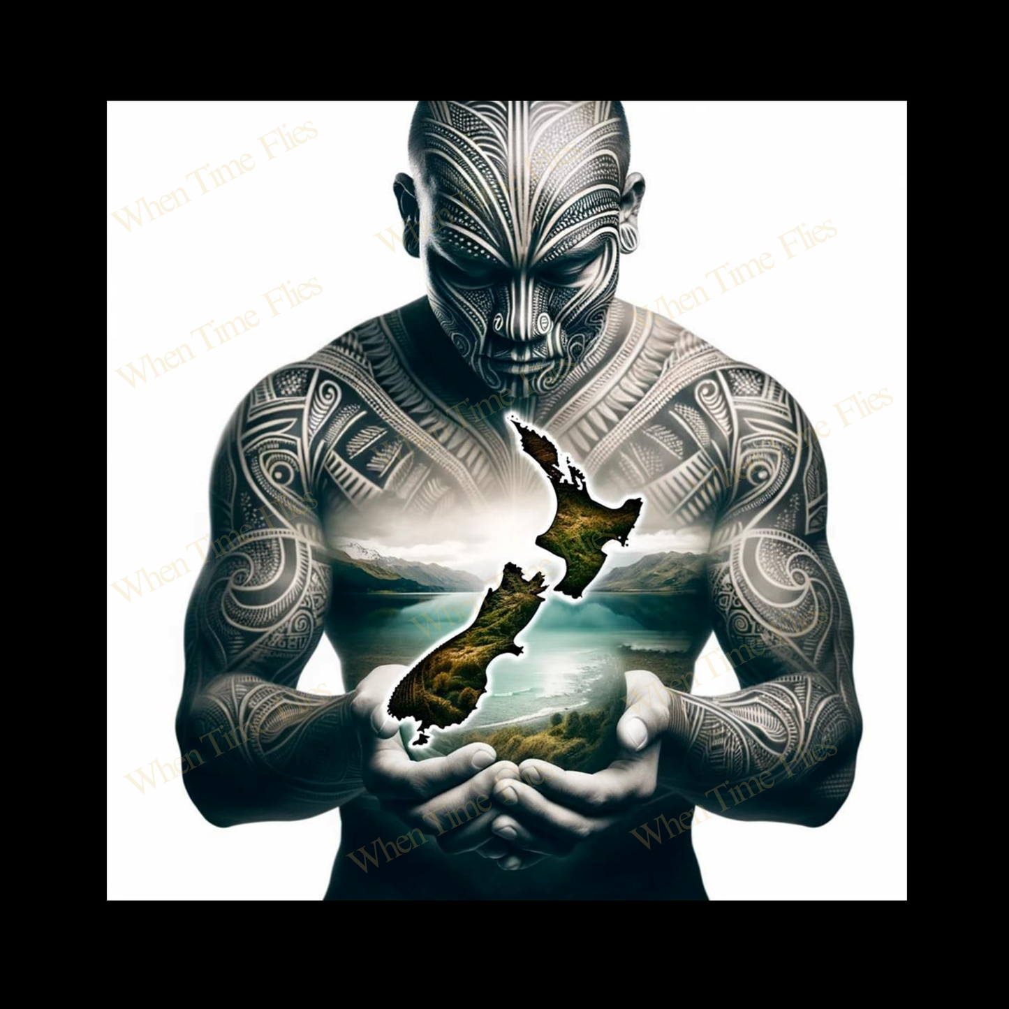 Māori Ceramic Tile Art -